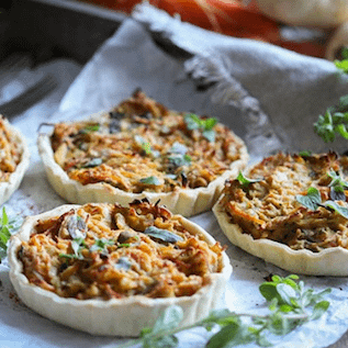 Rüben-Tartelettes mit Majoran