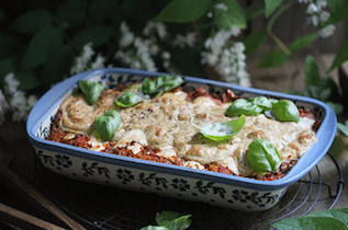 Lauch-Cannelloni mit Grünkern & Tomaten