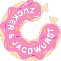 Logodesign von Zucker und Jagtwurst