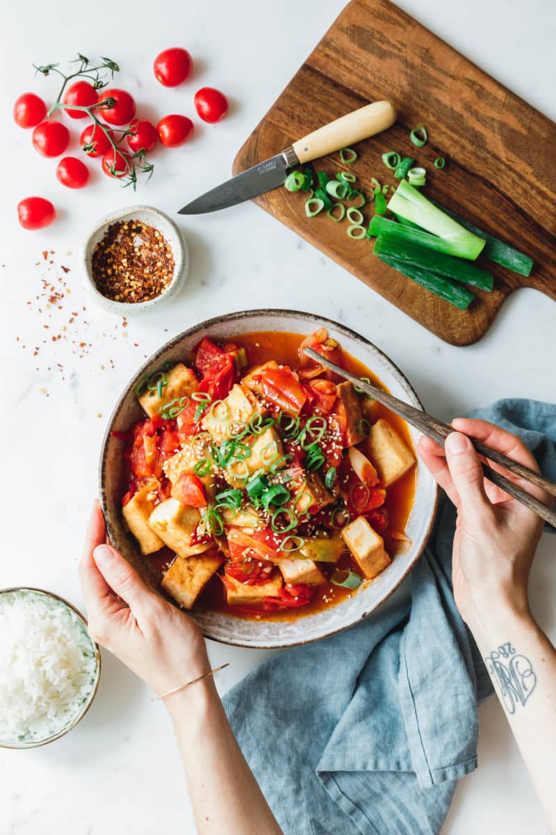 Vietnamesischer Tomaten-Tofu